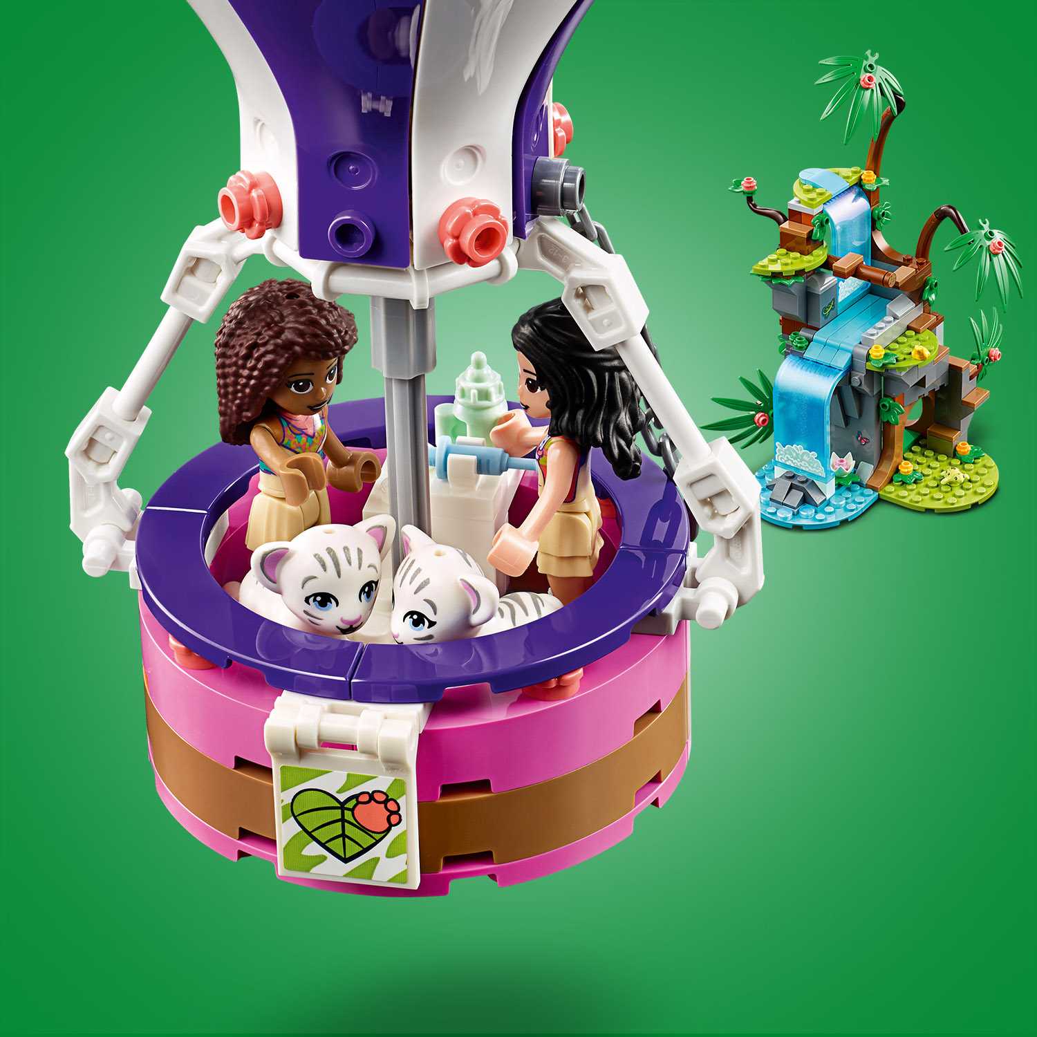 tiger rescue lego friends